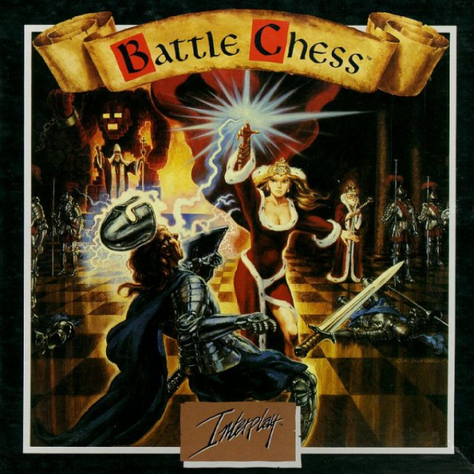 Battle Chess box art for Amiga